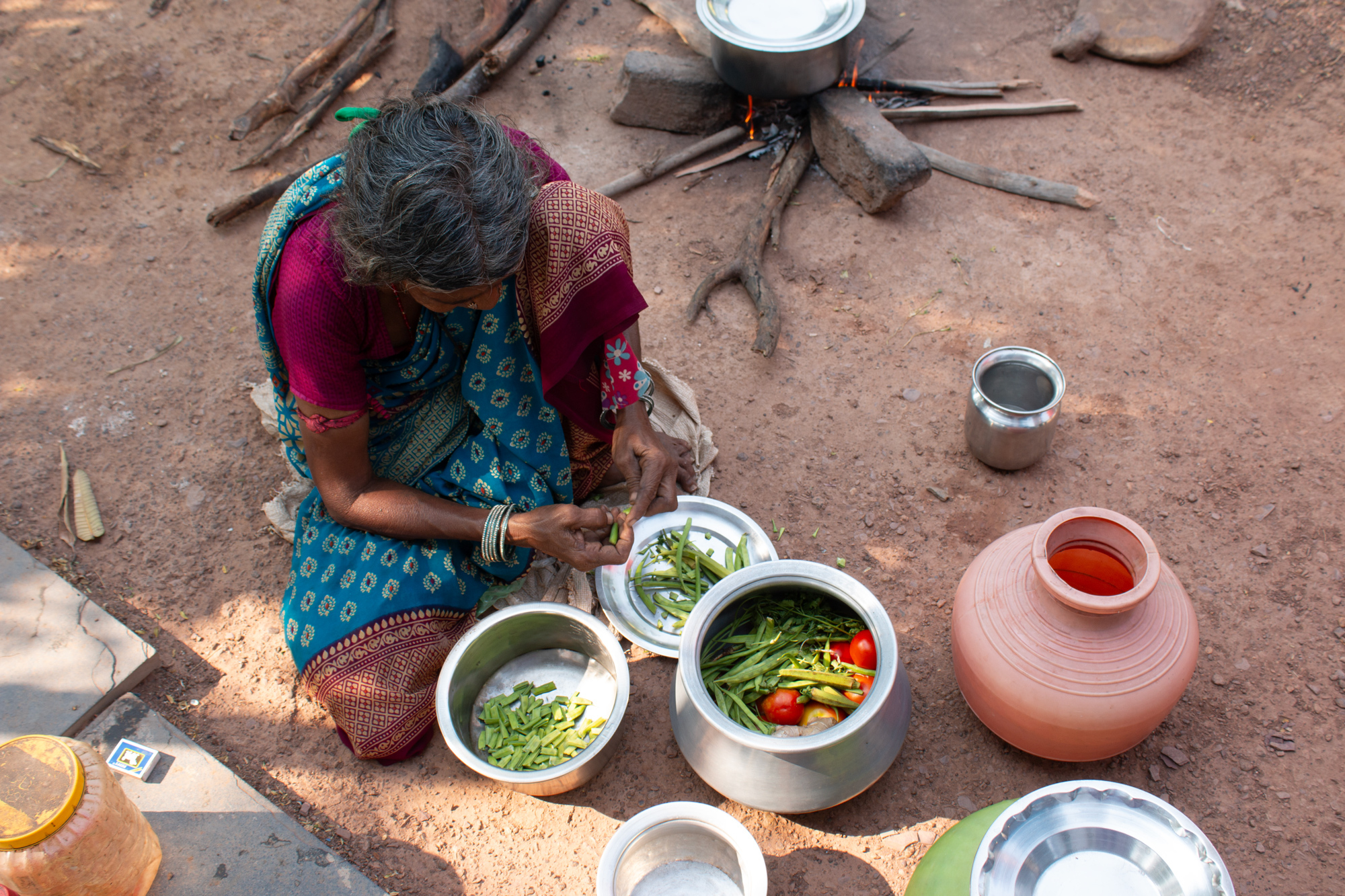 A woman from Amalapuram, India